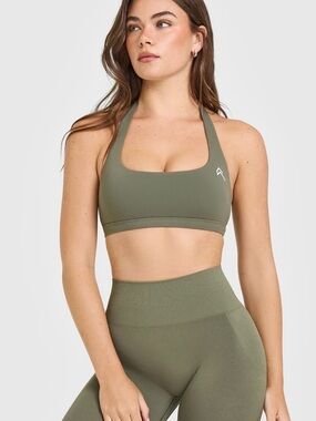 Oner Active EASYLIFT HALTER BRALETTE WITH WHITE LOGO